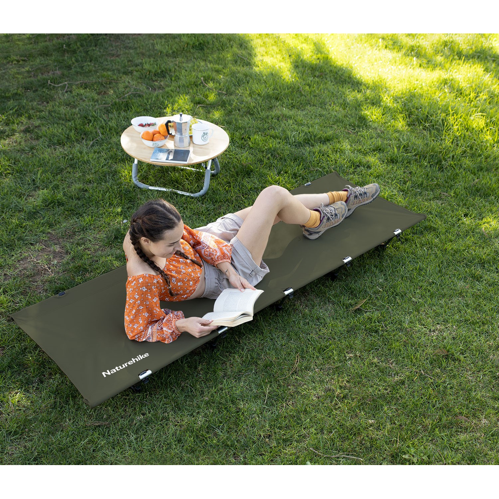 Кровать складная Naturehike XJC05 NH20JJ001, Полиэстер Oxford / алюминий, хаки
